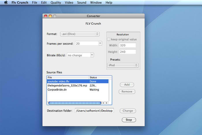 flv crunch for mac official flv crunch for mac official