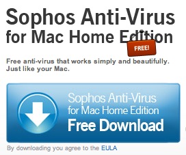 4.Sophos Anti-Virus for Mac Home Edition